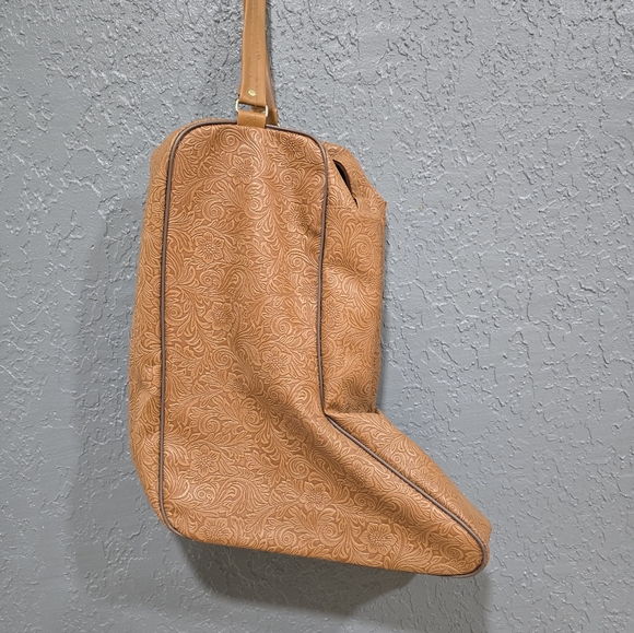 Exotic Justin Vintage Cowboy Western Boots Ostrich Leather - Picture 5 of 5